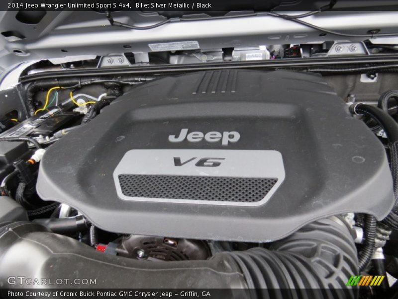 Billet Silver Metallic / Black 2014 Jeep Wrangler Unlimited Sport S 4x4