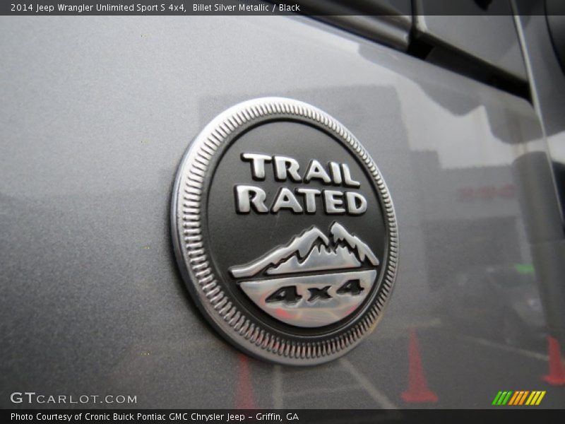 Billet Silver Metallic / Black 2014 Jeep Wrangler Unlimited Sport S 4x4
