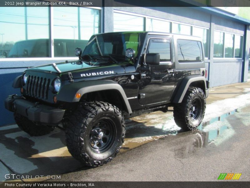 Black / Black 2012 Jeep Wrangler Rubicon 4X4