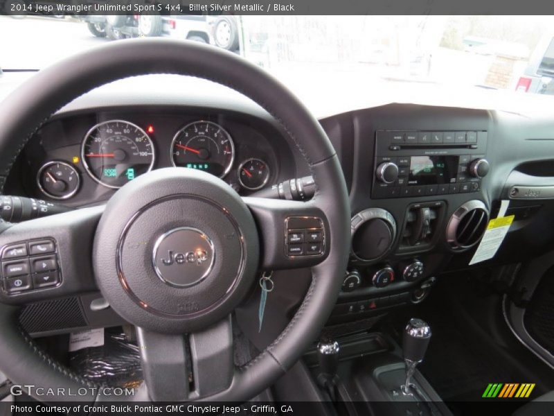 Billet Silver Metallic / Black 2014 Jeep Wrangler Unlimited Sport S 4x4