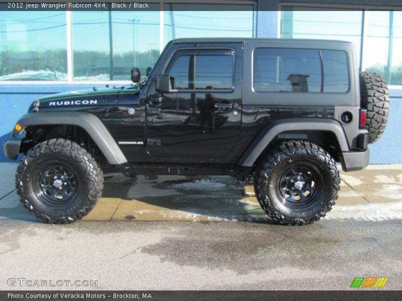 Black / Black 2012 Jeep Wrangler Rubicon 4X4