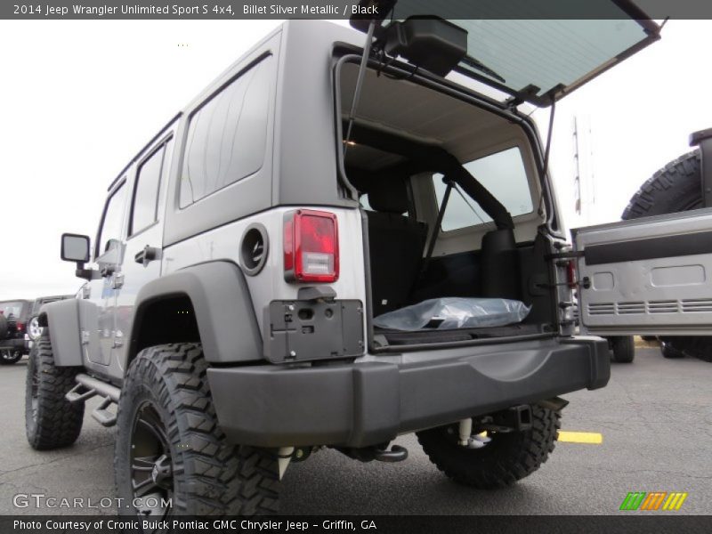 Billet Silver Metallic / Black 2014 Jeep Wrangler Unlimited Sport S 4x4