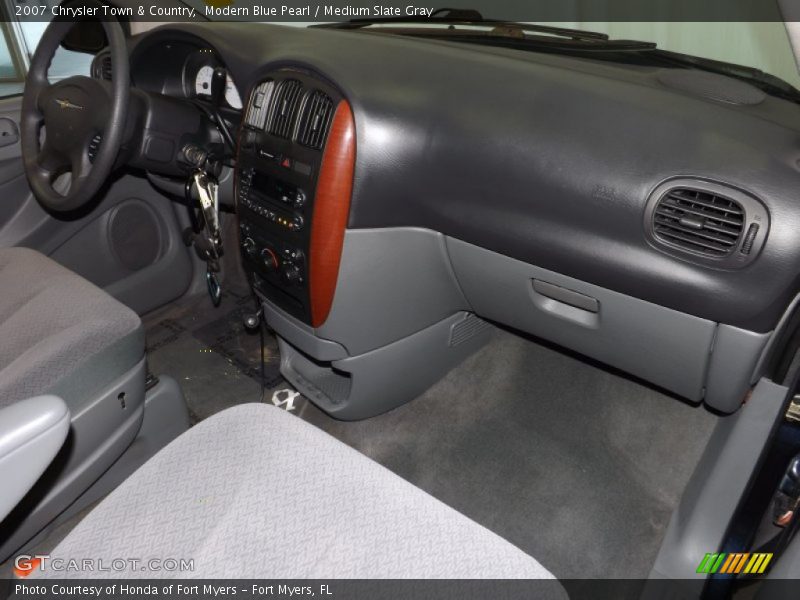 Modern Blue Pearl / Medium Slate Gray 2007 Chrysler Town & Country