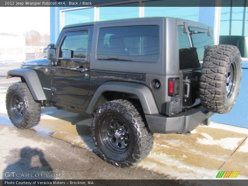 Black / Black 2012 Jeep Wrangler Rubicon 4X4