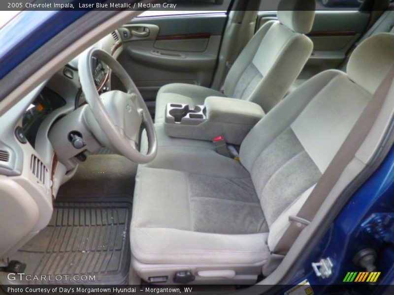 Front Seat of 2005 Impala 