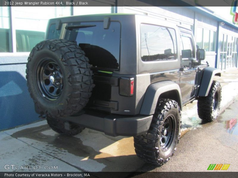 Black / Black 2012 Jeep Wrangler Rubicon 4X4