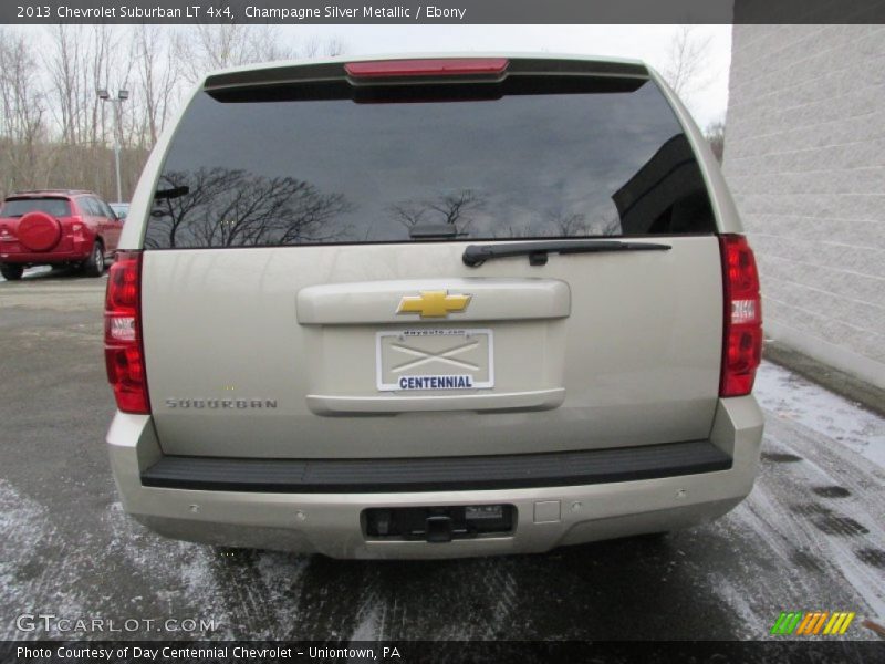 Champagne Silver Metallic / Ebony 2013 Chevrolet Suburban LT 4x4