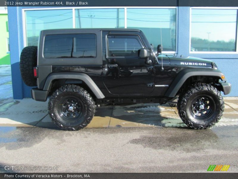 Black / Black 2012 Jeep Wrangler Rubicon 4X4