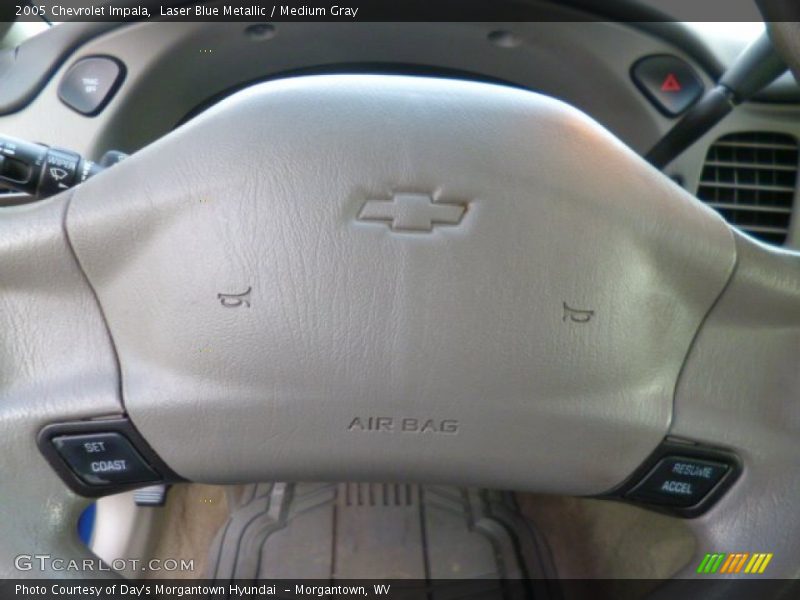 Laser Blue Metallic / Medium Gray 2005 Chevrolet Impala