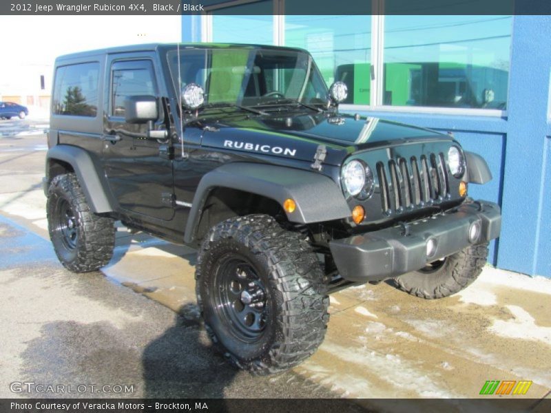Black / Black 2012 Jeep Wrangler Rubicon 4X4
