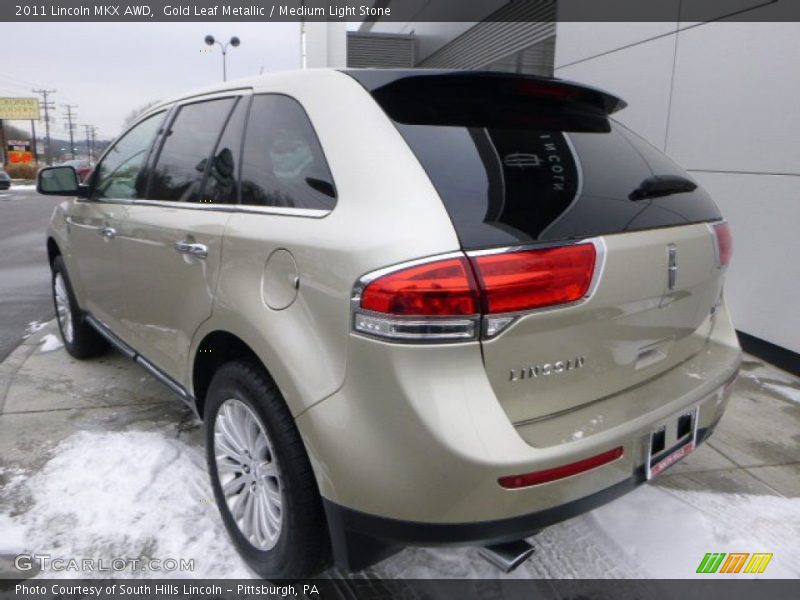 Gold Leaf Metallic / Medium Light Stone 2011 Lincoln MKX AWD