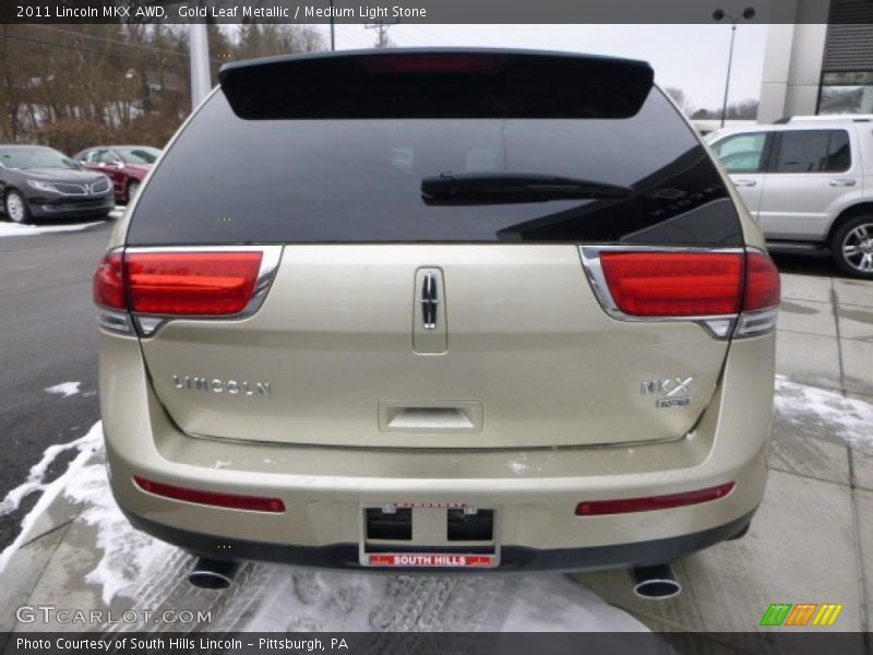 Gold Leaf Metallic / Medium Light Stone 2011 Lincoln MKX AWD