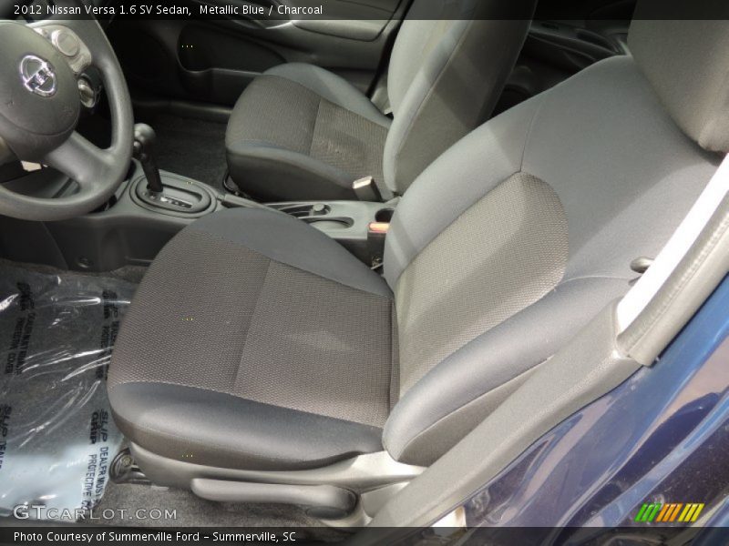 Metallic Blue / Charcoal 2012 Nissan Versa 1.6 SV Sedan