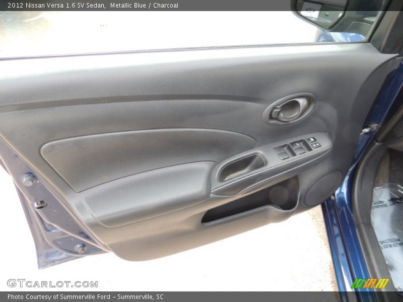 Metallic Blue / Charcoal 2012 Nissan Versa 1.6 SV Sedan