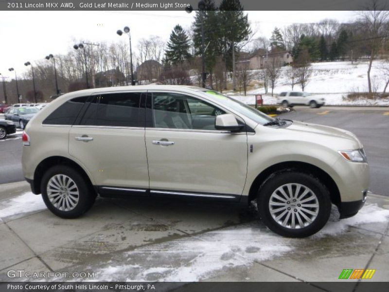 Gold Leaf Metallic / Medium Light Stone 2011 Lincoln MKX AWD