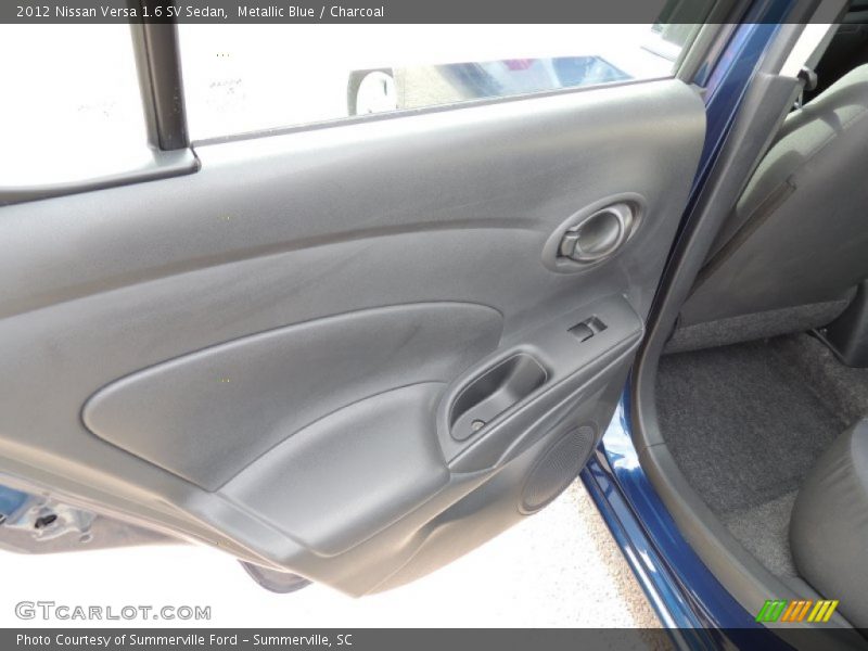 Metallic Blue / Charcoal 2012 Nissan Versa 1.6 SV Sedan