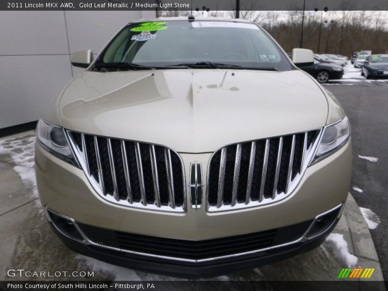 Gold Leaf Metallic / Medium Light Stone 2011 Lincoln MKX AWD