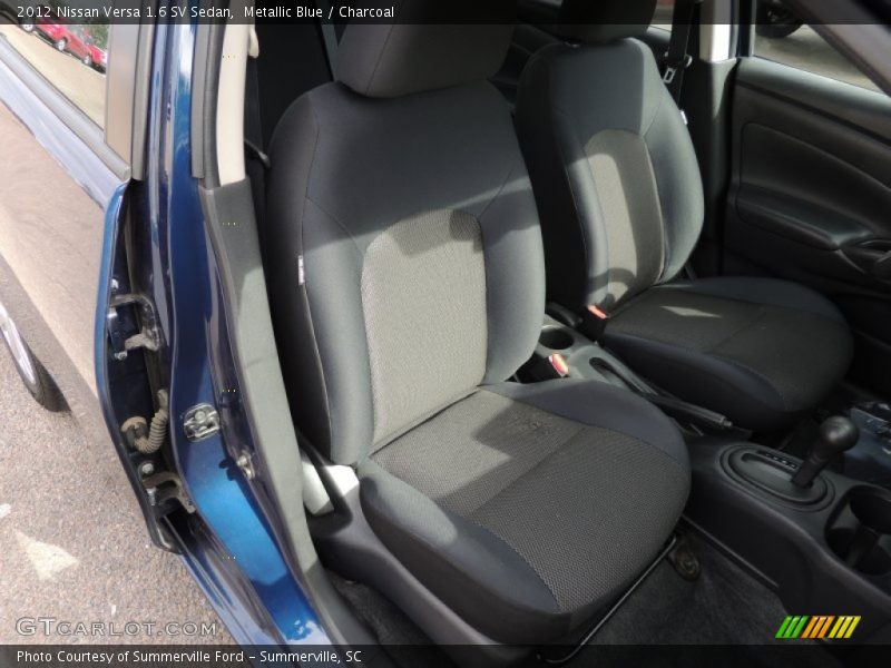 Metallic Blue / Charcoal 2012 Nissan Versa 1.6 SV Sedan