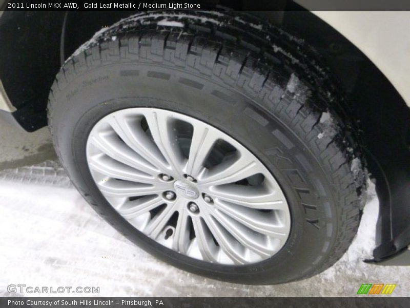Gold Leaf Metallic / Medium Light Stone 2011 Lincoln MKX AWD
