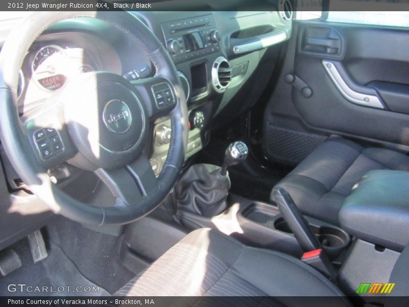 Black / Black 2012 Jeep Wrangler Rubicon 4X4