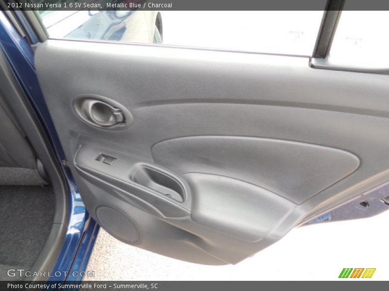 Metallic Blue / Charcoal 2012 Nissan Versa 1.6 SV Sedan