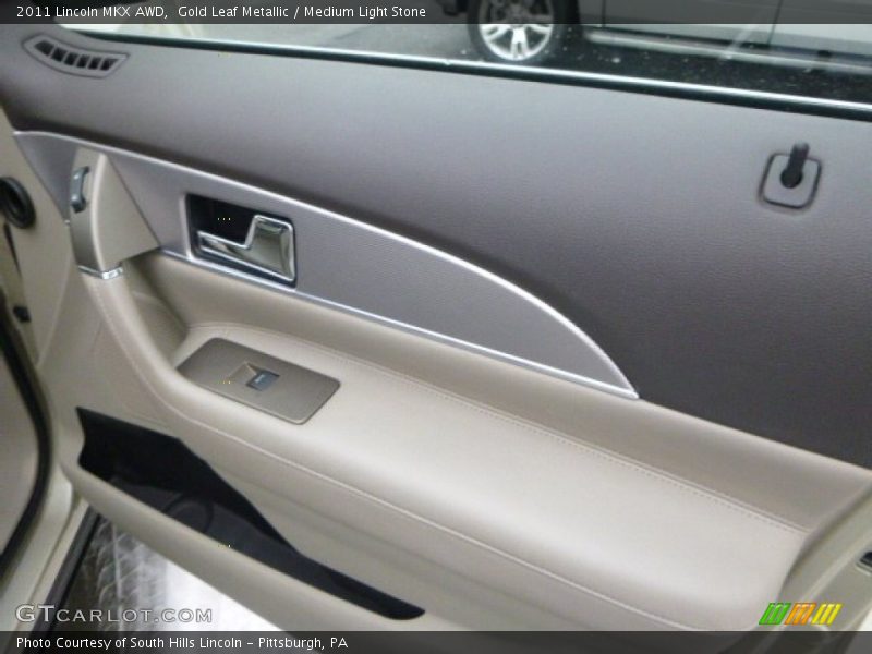 Gold Leaf Metallic / Medium Light Stone 2011 Lincoln MKX AWD