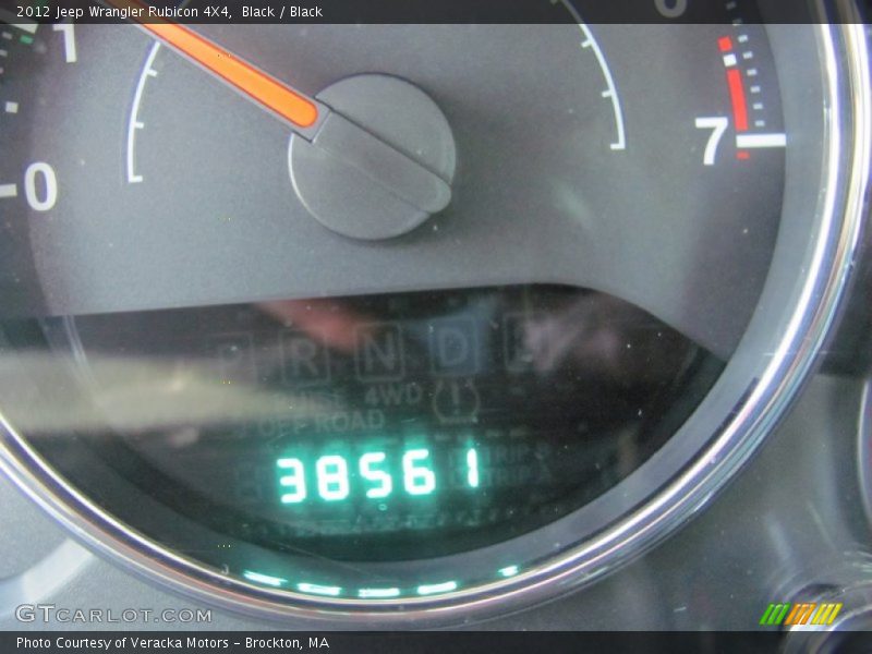 Black / Black 2012 Jeep Wrangler Rubicon 4X4