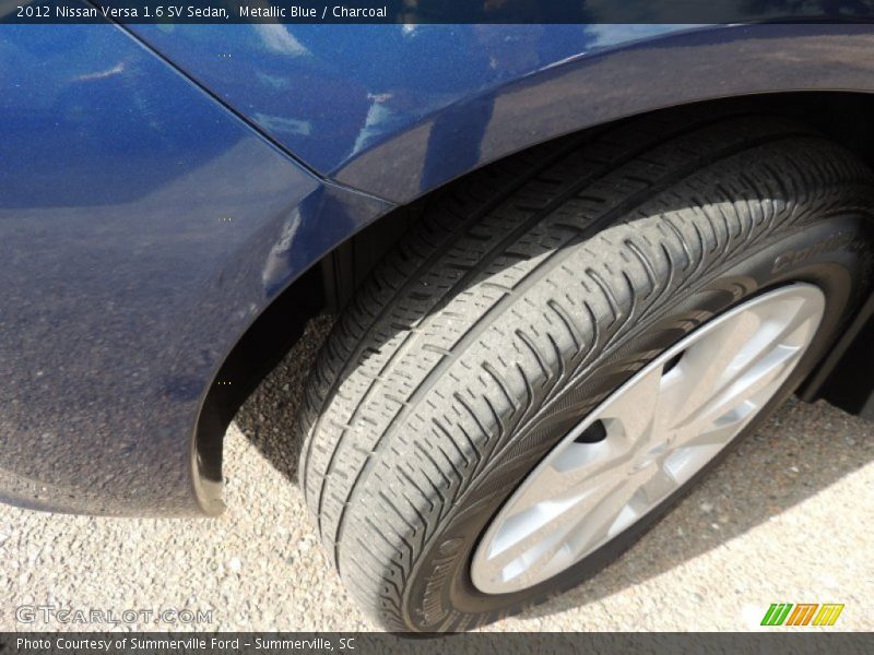 Metallic Blue / Charcoal 2012 Nissan Versa 1.6 SV Sedan