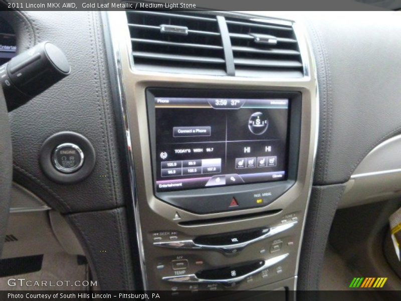 Gold Leaf Metallic / Medium Light Stone 2011 Lincoln MKX AWD