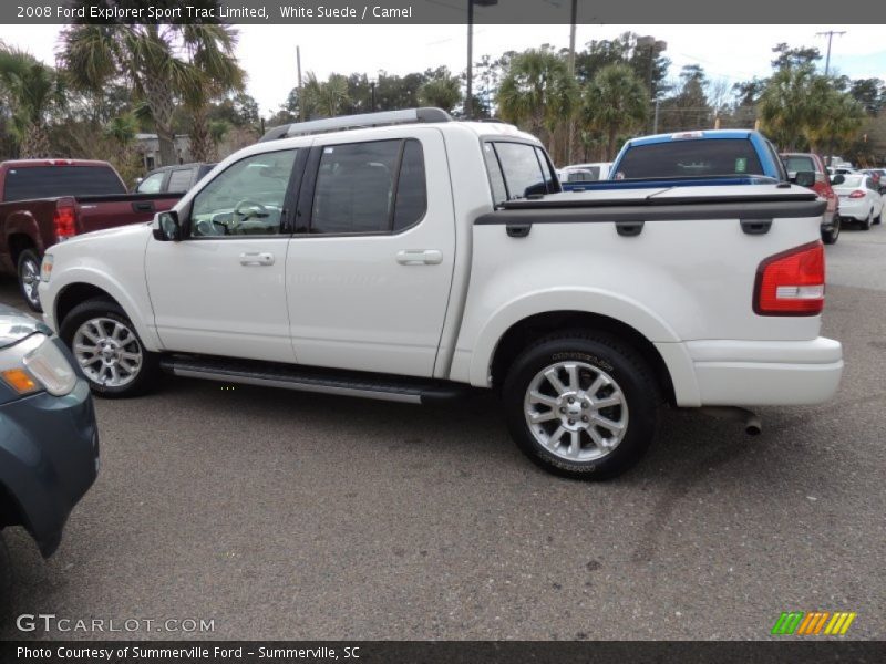 White Suede / Camel 2008 Ford Explorer Sport Trac Limited