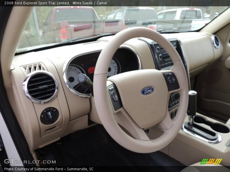 White Suede / Camel 2008 Ford Explorer Sport Trac Limited