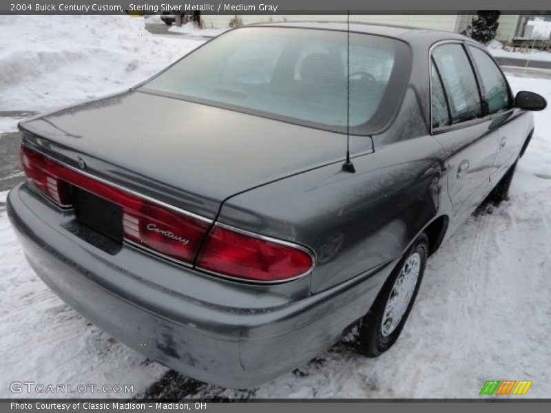 Sterling Silver Metallic / Medium Gray 2004 Buick Century Custom