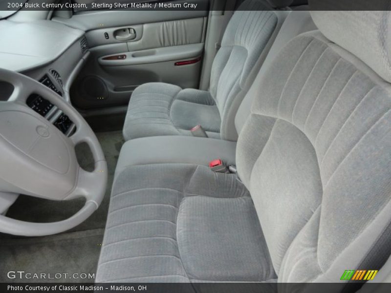 Sterling Silver Metallic / Medium Gray 2004 Buick Century Custom