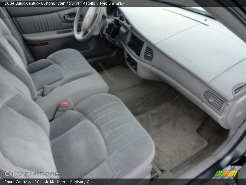 Sterling Silver Metallic / Medium Gray 2004 Buick Century Custom