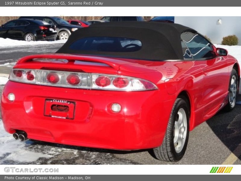 Saronno Red / Gray 1997 Mitsubishi Eclipse Spyder GS