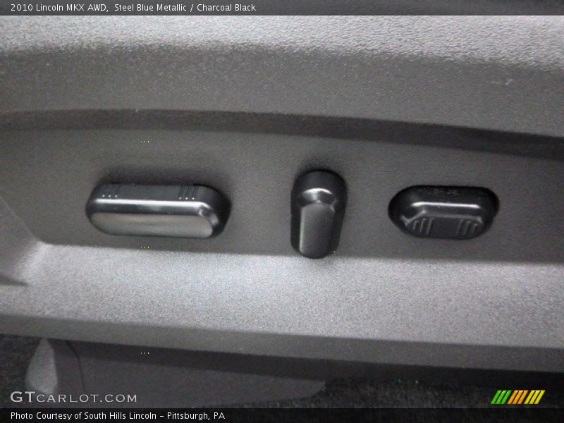 Steel Blue Metallic / Charcoal Black 2010 Lincoln MKX AWD