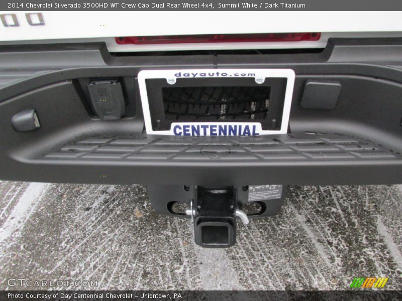 Summit White / Dark Titanium 2014 Chevrolet Silverado 3500HD WT Crew Cab Dual Rear Wheel 4x4
