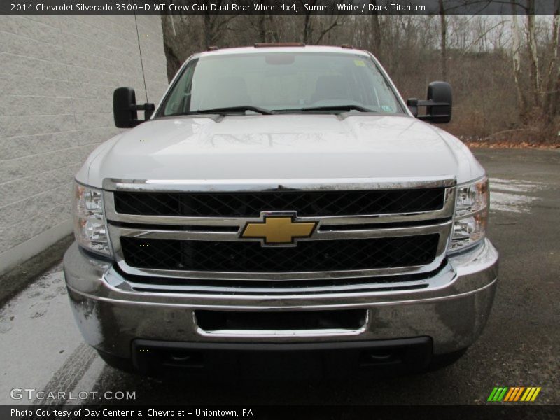  2014 Silverado 3500HD WT Crew Cab Dual Rear Wheel 4x4 Summit White