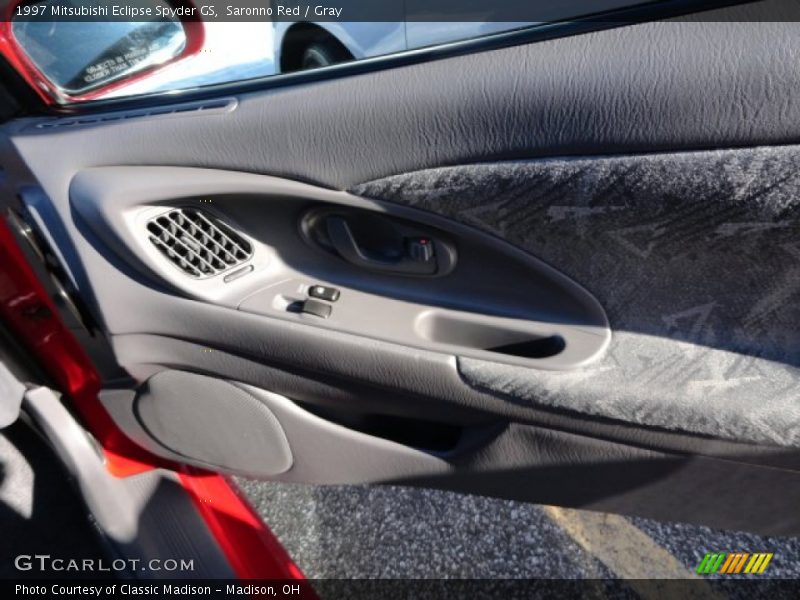 Saronno Red / Gray 1997 Mitsubishi Eclipse Spyder GS