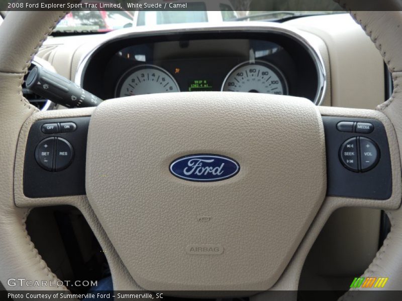 White Suede / Camel 2008 Ford Explorer Sport Trac Limited