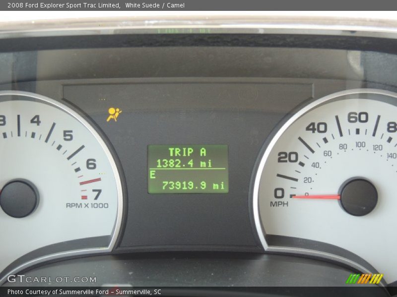 White Suede / Camel 2008 Ford Explorer Sport Trac Limited