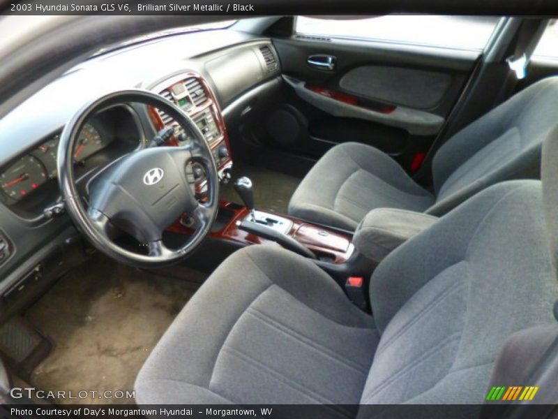 Black Interior - 2003 Sonata GLS V6 