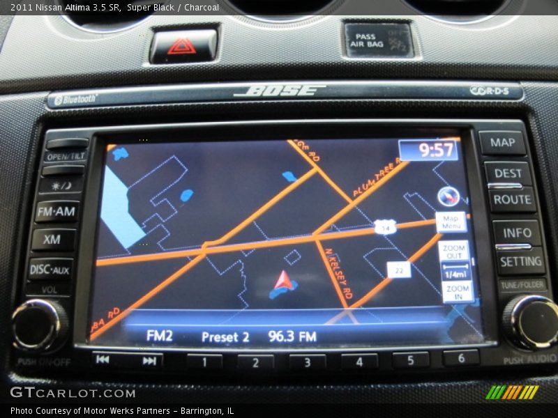 Super Black / Charcoal 2011 Nissan Altima 3.5 SR