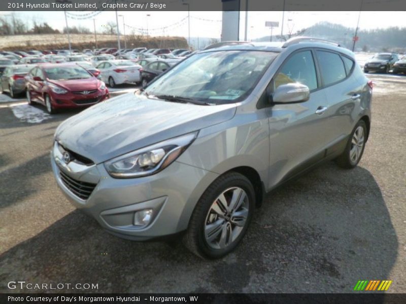 Graphite Gray / Beige 2014 Hyundai Tucson Limited