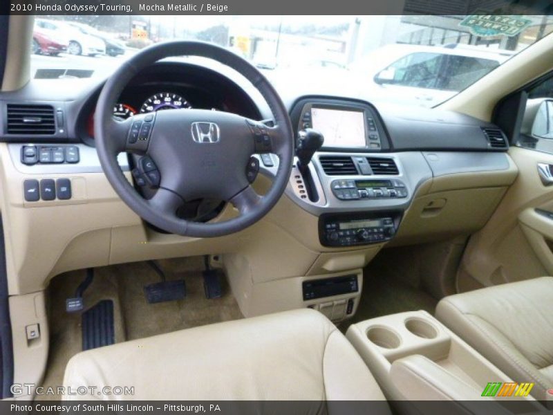 Mocha Metallic / Beige 2010 Honda Odyssey Touring
