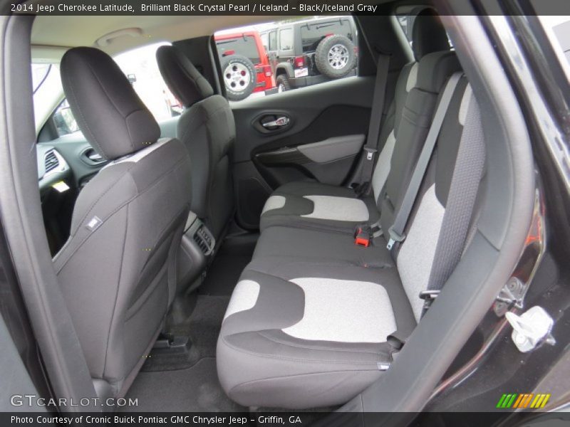 Rear Seat of 2014 Cherokee Latitude