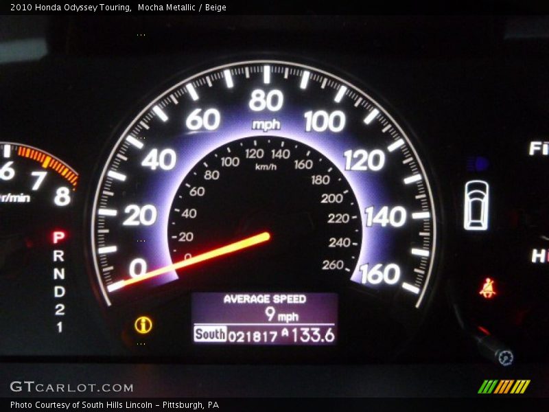Mocha Metallic / Beige 2010 Honda Odyssey Touring