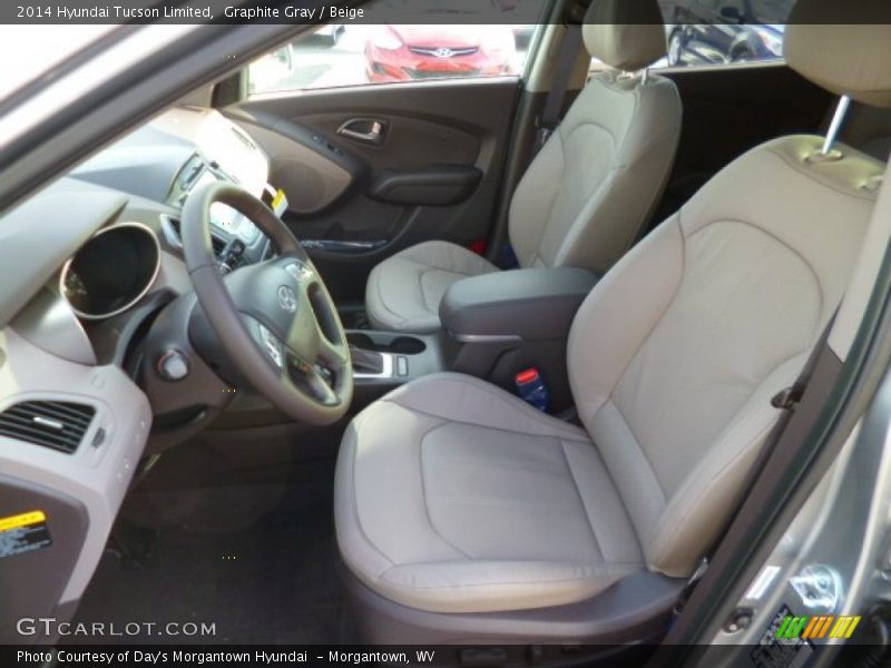 Graphite Gray / Beige 2014 Hyundai Tucson Limited