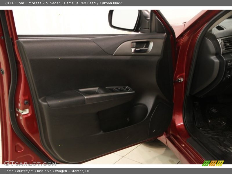 Camellia Red Pearl / Carbon Black 2011 Subaru Impreza 2.5i Sedan