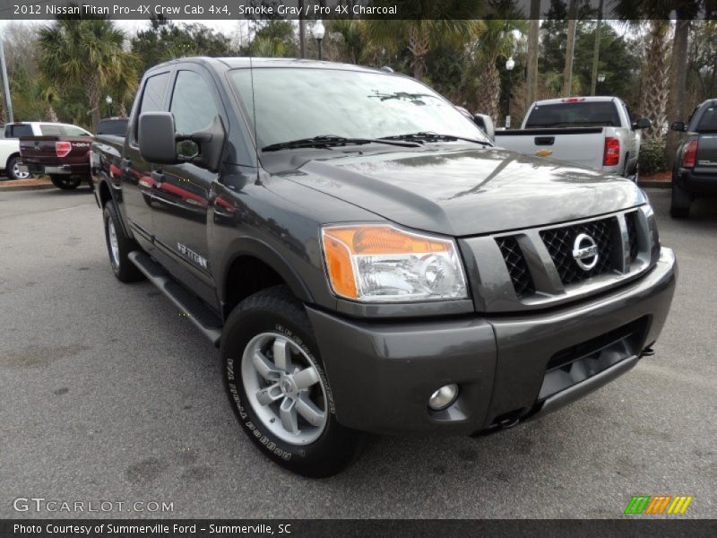 Smoke Gray / Pro 4X Charcoal 2012 Nissan Titan Pro-4X Crew Cab 4x4